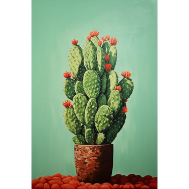 Cactus in a Pot canvas